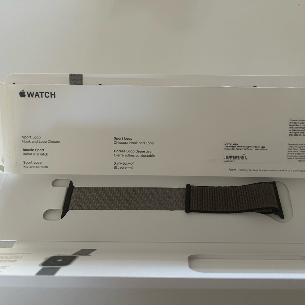 New Apple Watch band Anchor GRAY port loop!! Limited edition color.